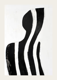 Black and white lines create a mysterious and elegant silhouette-3