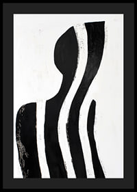 Liniile alb-negru creează o siluetă misterioasă și elegantă-4