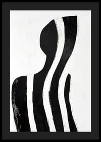 Black and white lines create a mysterious and elegant silhouette-4