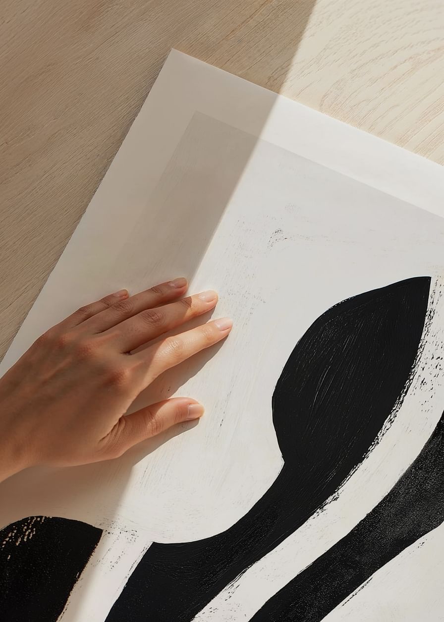 Liniile alb-negru creează o siluetă misterioasă și elegantă-12