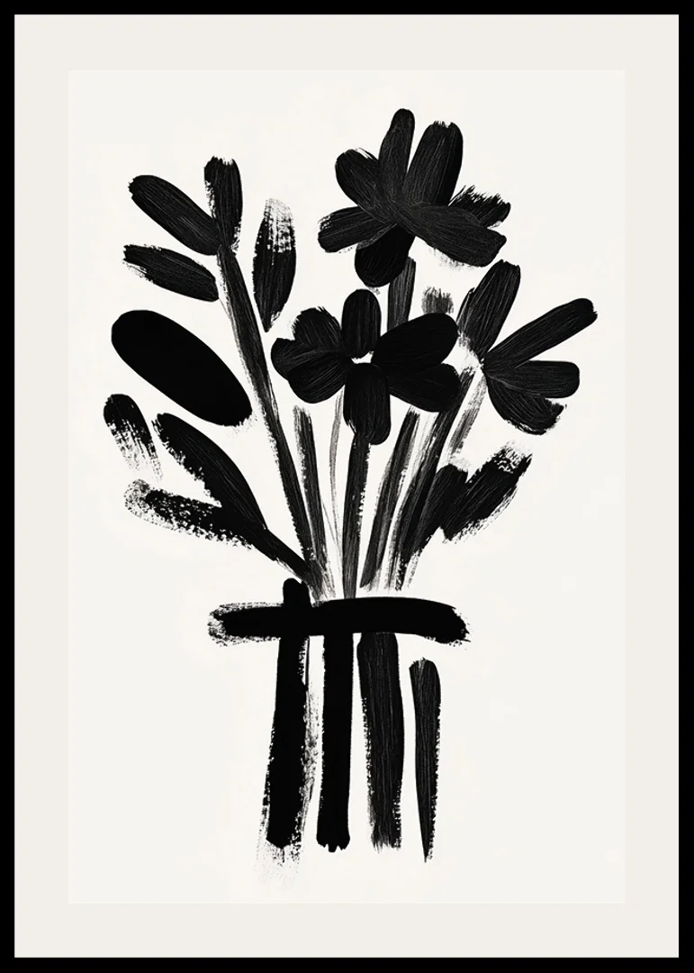 Dramatic brushstrokes create refined floral magic-12