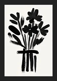 Dramatic brushstrokes create refined floral magic-5