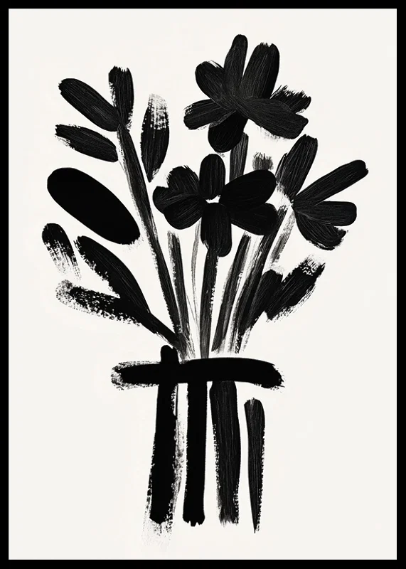 Dramatic brushstrokes create refined floral magic-12