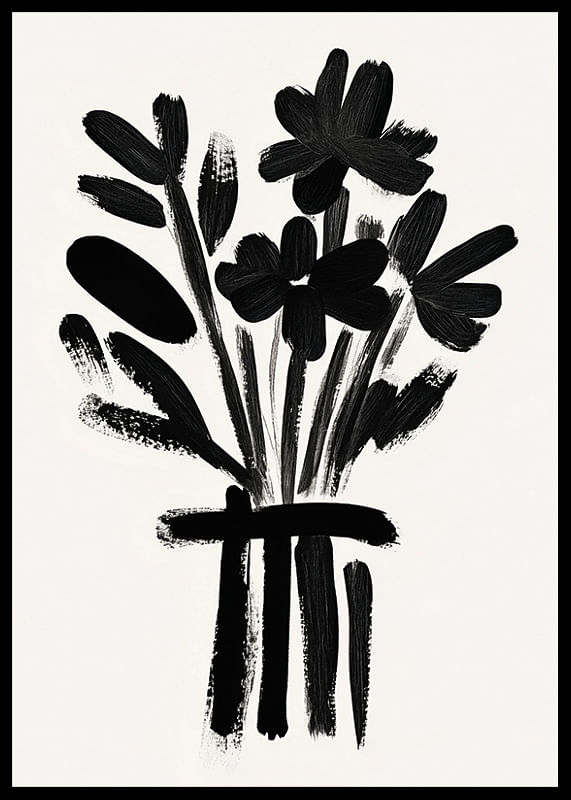 Dramatic brushstrokes create refined floral magic-12