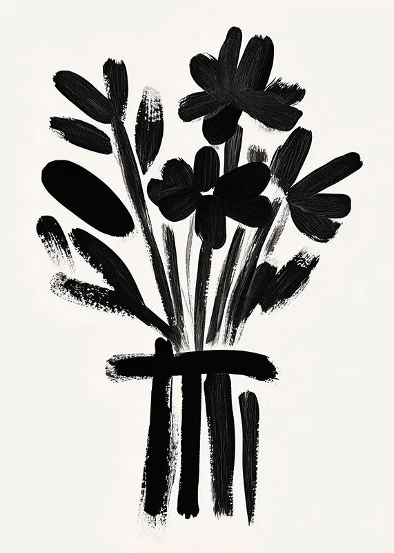 Dramatic brushstrokes create refined floral magic-12
