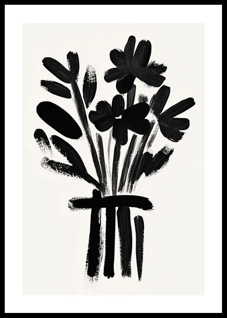 Dramatic brushstrokes create refined floral magic-12