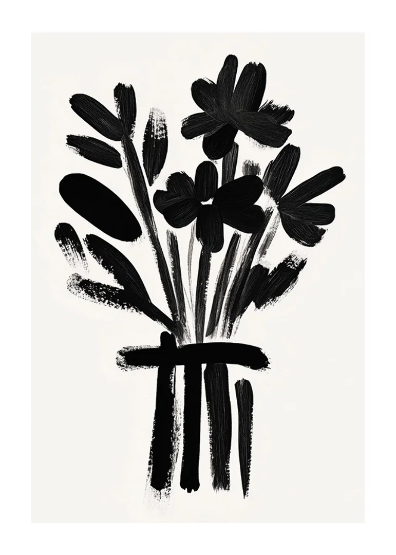 Dramatic brushstrokes create refined floral magic-12