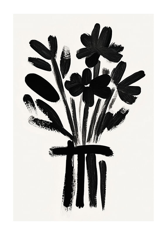 Dramatic brushstrokes create refined floral magic-12