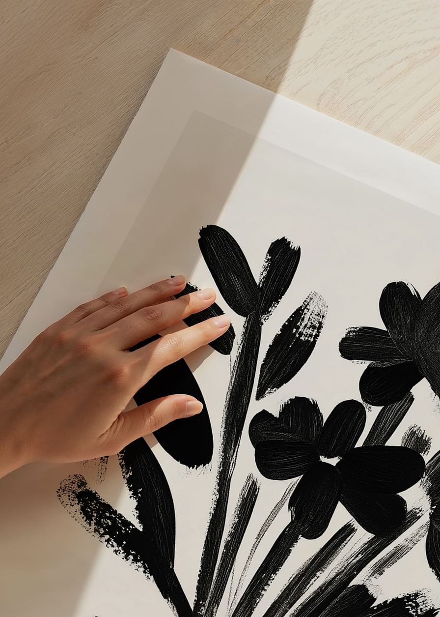Dramatic brushstrokes create refined floral magic-12