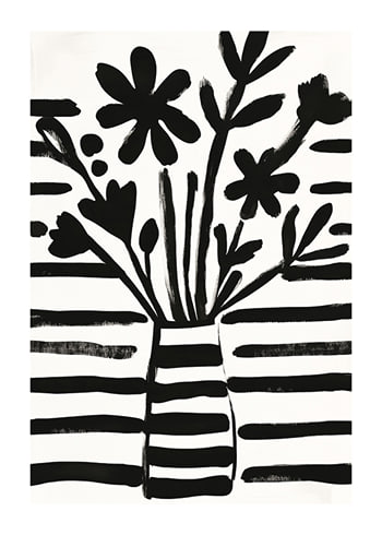 Affiche Monochrome Blooms