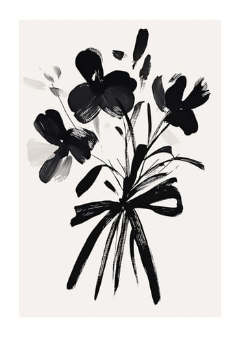 Poster Black Petals