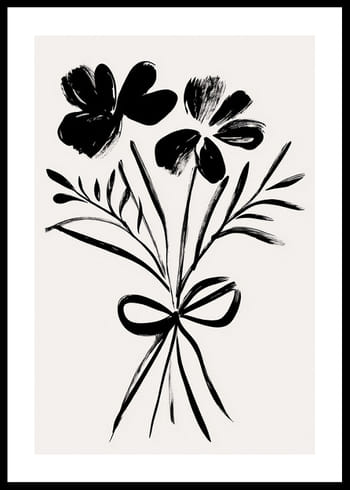 Poster Brushstroke Bouquet