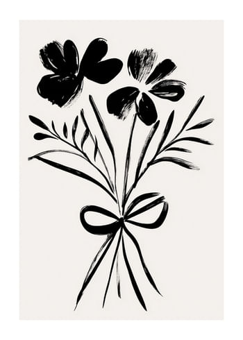 Plakat Brushstroke Bouquet