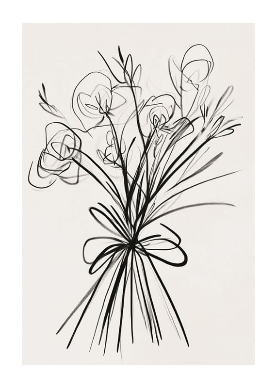 Plagát Elegance In Ink