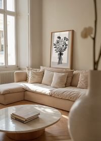 Een elegant boeket vastgelegd in tijdloze zwart-witstijl-4