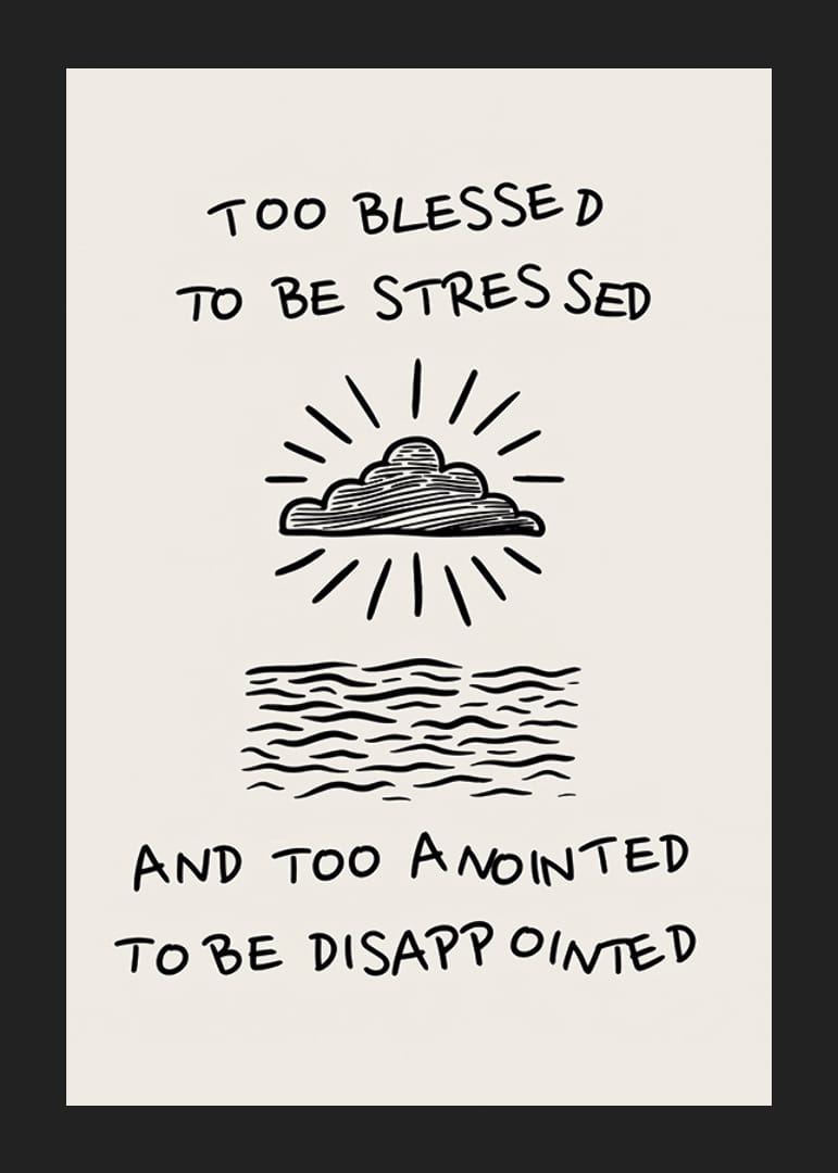 Cartaz inspirador com nuvens e mensagem de esperança-12