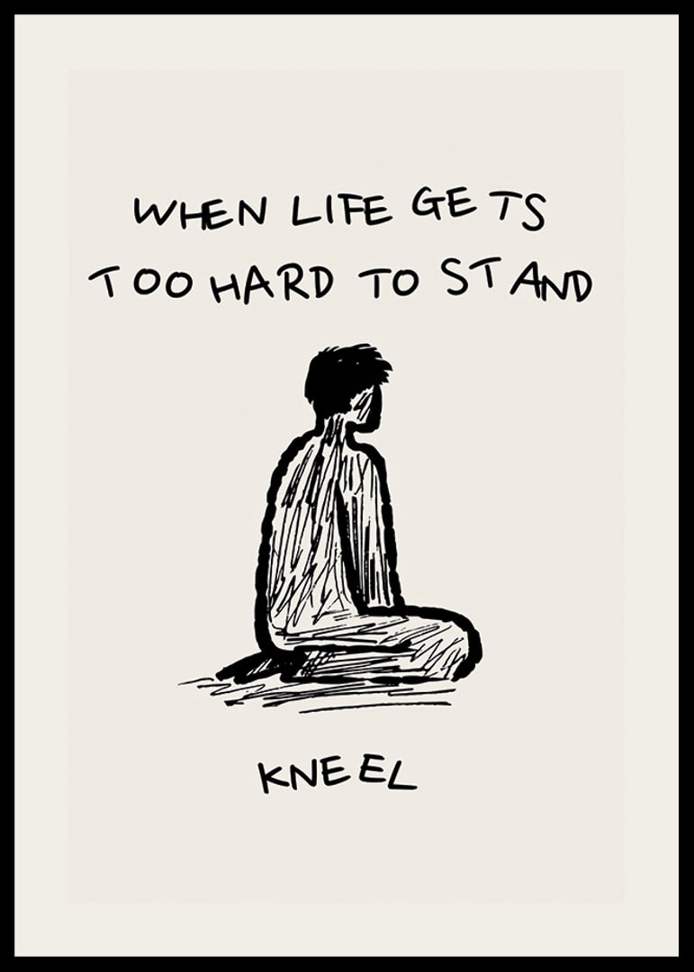 Simple illustration with a powerful message of strength and resilience-12