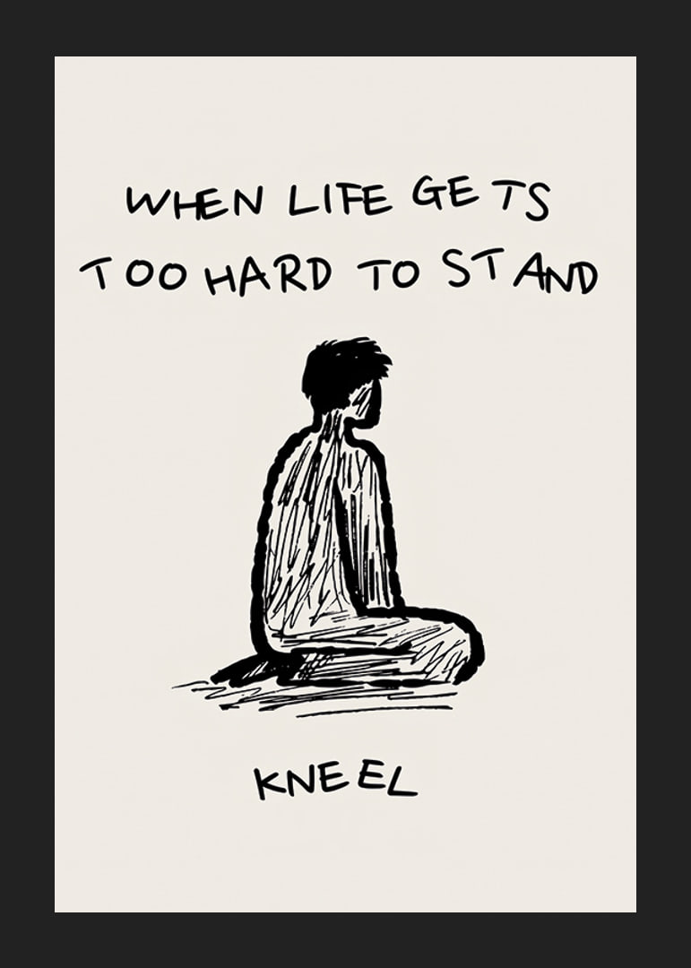Simple illustration with a powerful message of strength and resilience-12