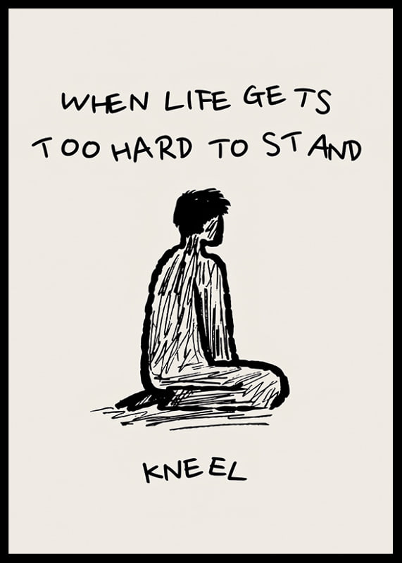 Simple illustration with a powerful message of strength and resilience-12