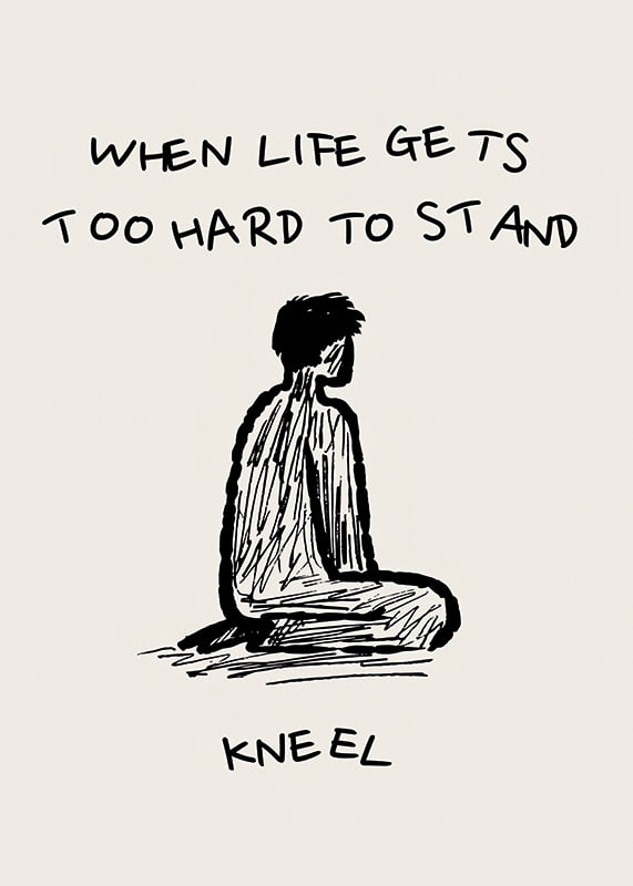 Simple illustration with a powerful message of strength and resilience-12