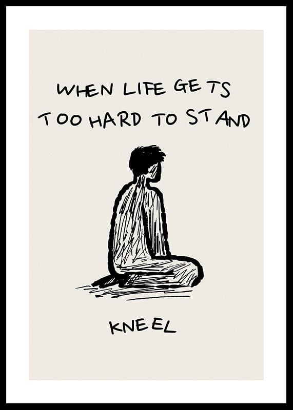 Simple illustration with a powerful message of strength and resilience-12