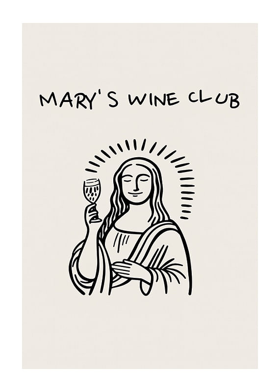 En hel skål med vin fanger både humor og tradition-12