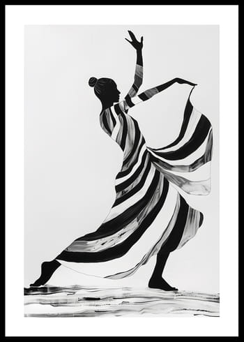 Poster Rhythmic Stripes