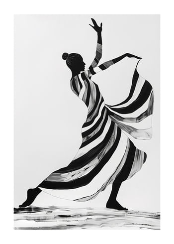 Poster Rhythmic Stripes
