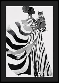 Elegant and imaginative, bold in black and white with mysterious charm-4