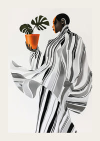 Întâlnire puternică între om și natură în stil elegant-3