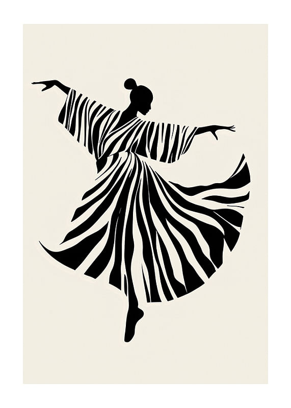 Plagát Zebra Rhythm