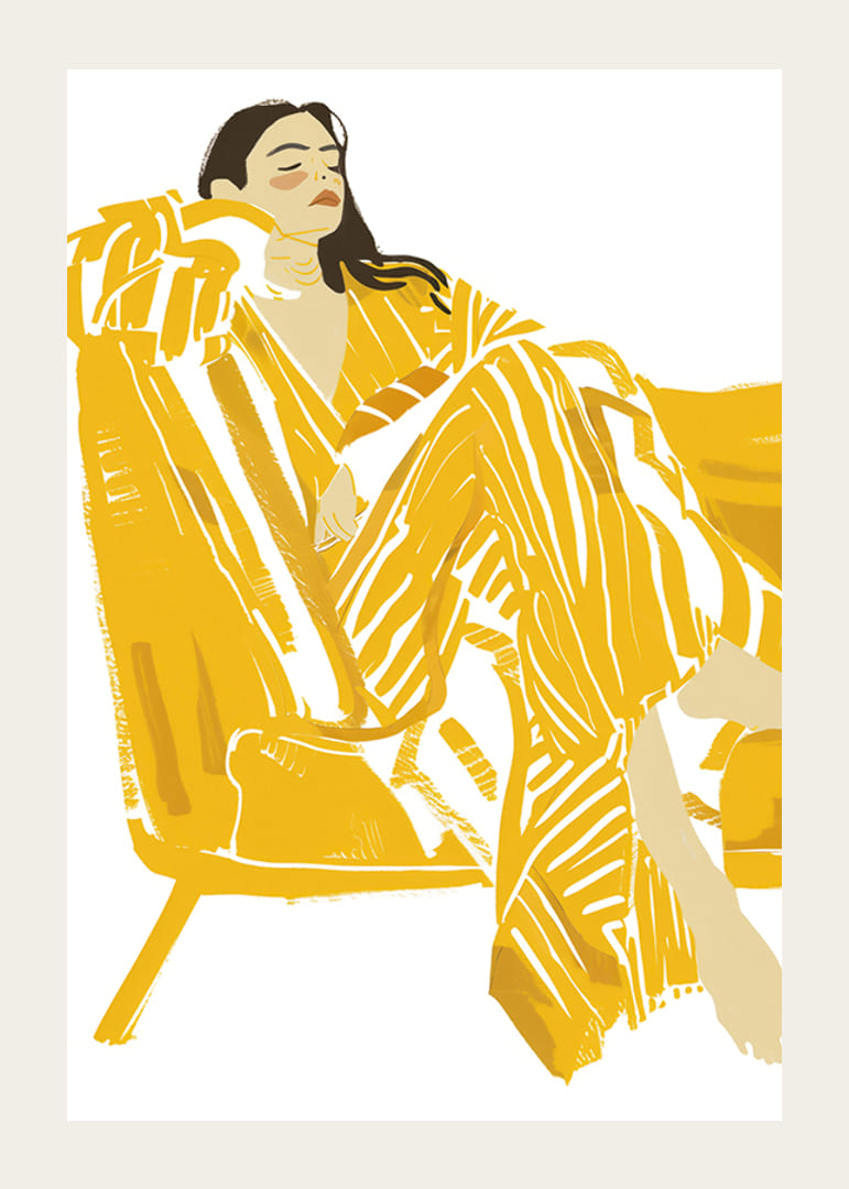 Escena tranquila y relajante en tonos dorados para la armonía.-12