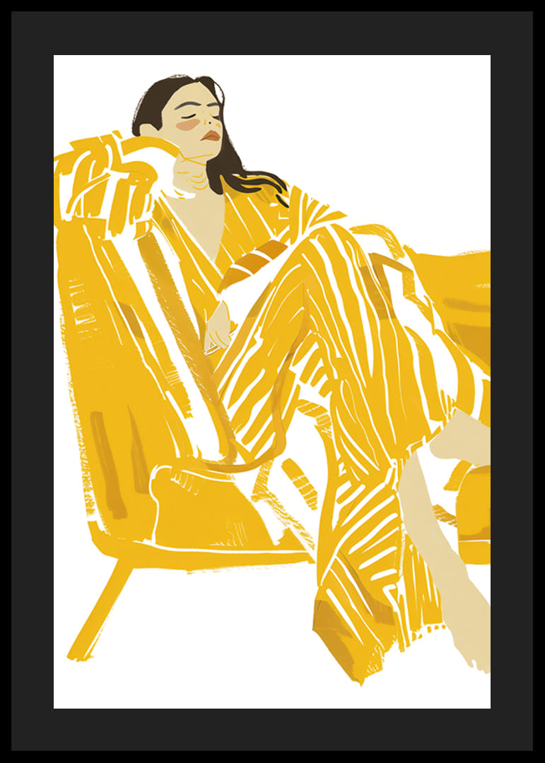 Escena tranquila y relajante en tonos dorados para la armonía.-12