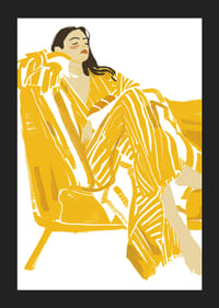 Escena tranquila y relajante en tonos dorados para la armonía.-5