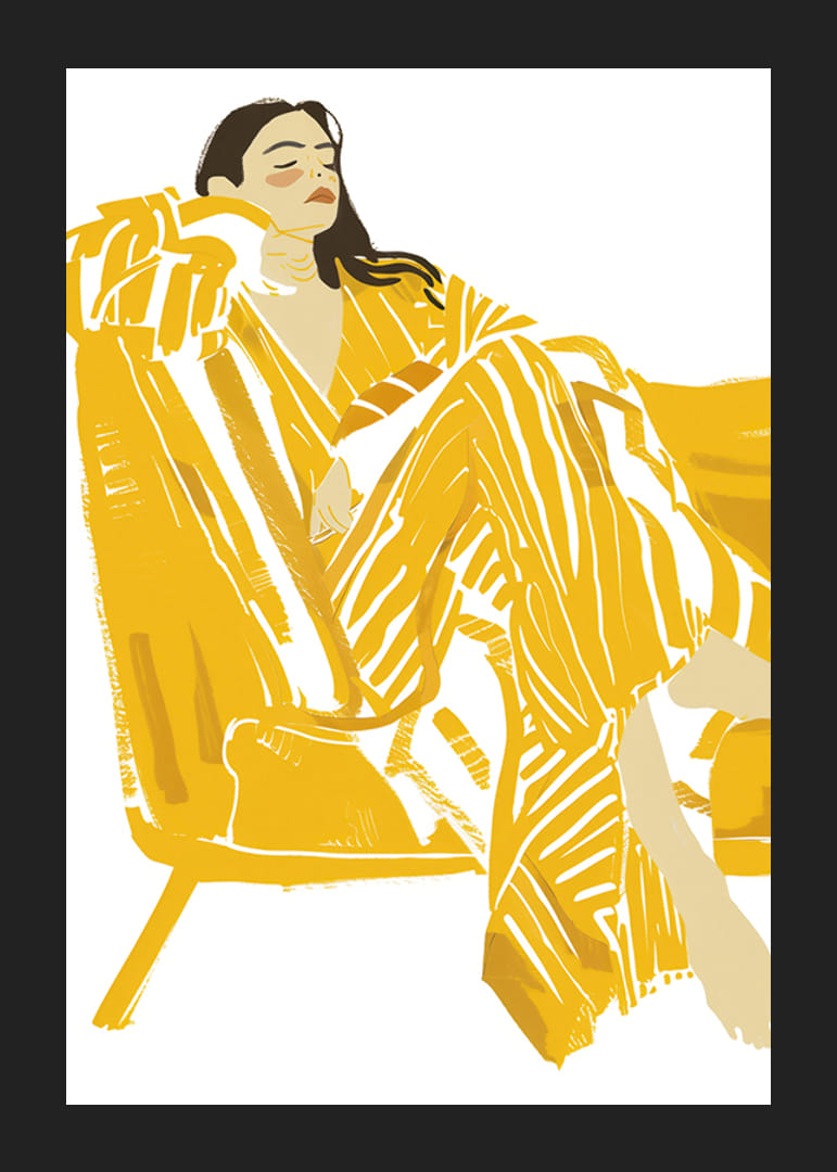 Escena tranquila y relajante en tonos dorados para la armonía.-12