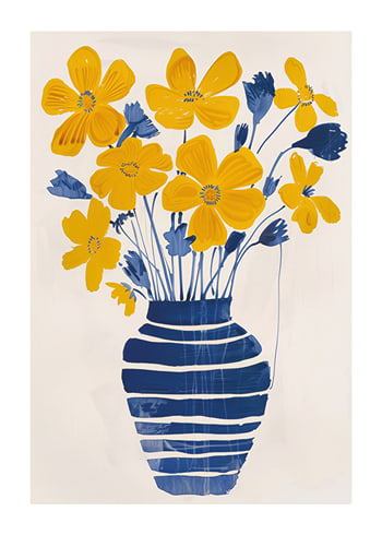 Poster Yellow Blossoms Delight