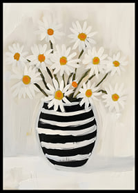 Charming daisies in a striped vase spread spring vibes-6