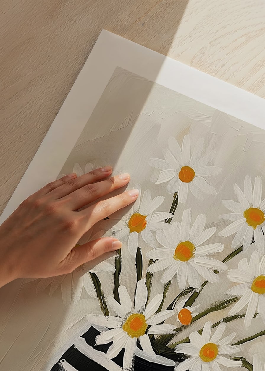 Charming daisies in a striped vase spread spring vibes-12