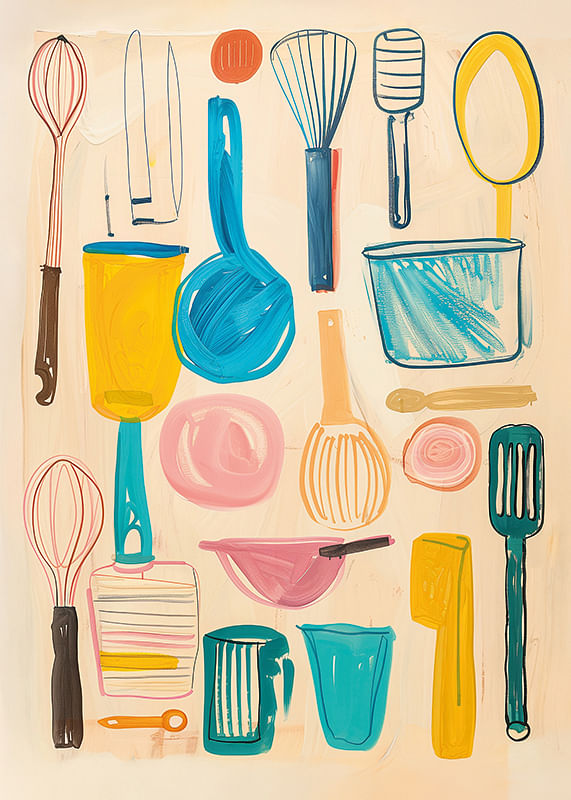 Poster Kitchen Whimsy