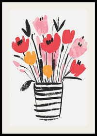 A playful bouquet of vibrant colors brings energy and joy to the room-2