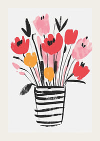 A playful bouquet of vibrant colors brings energy and joy to the room-3