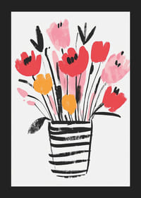 A playful bouquet of vibrant colors brings energy and joy to the room-5