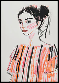 An elegant sketch captures timeless beauty and play of color-6