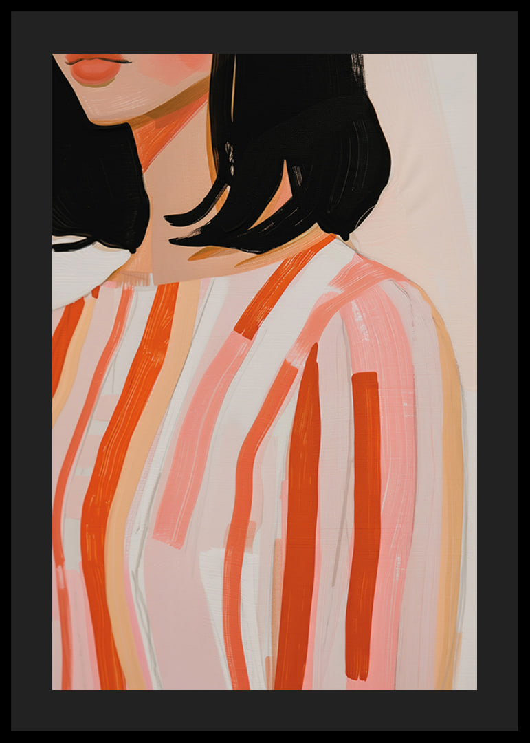 Vibrant colors and soft brushstrokes in an elegant balance-12