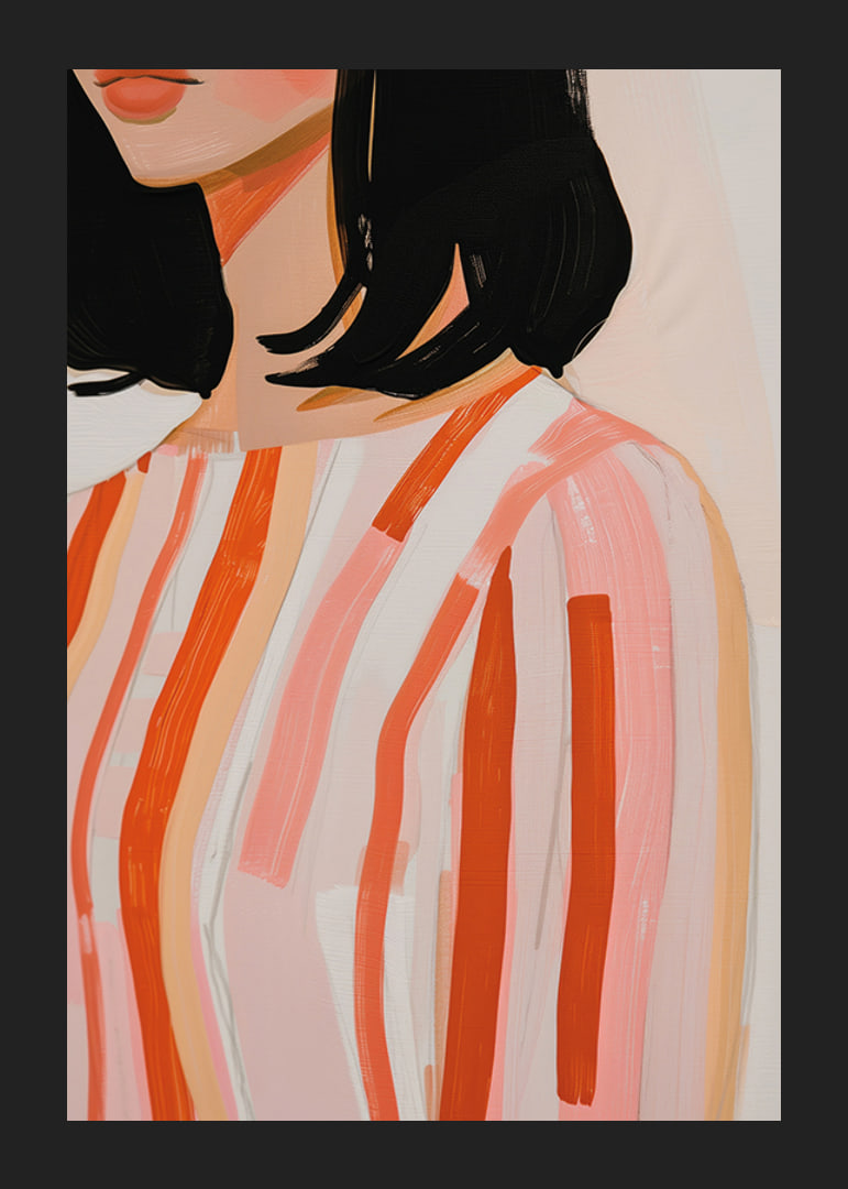 Vibrant colors and soft brushstrokes in an elegant balance-12