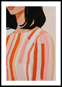 Vibrant colors and soft brushstrokes in an elegant balance-0