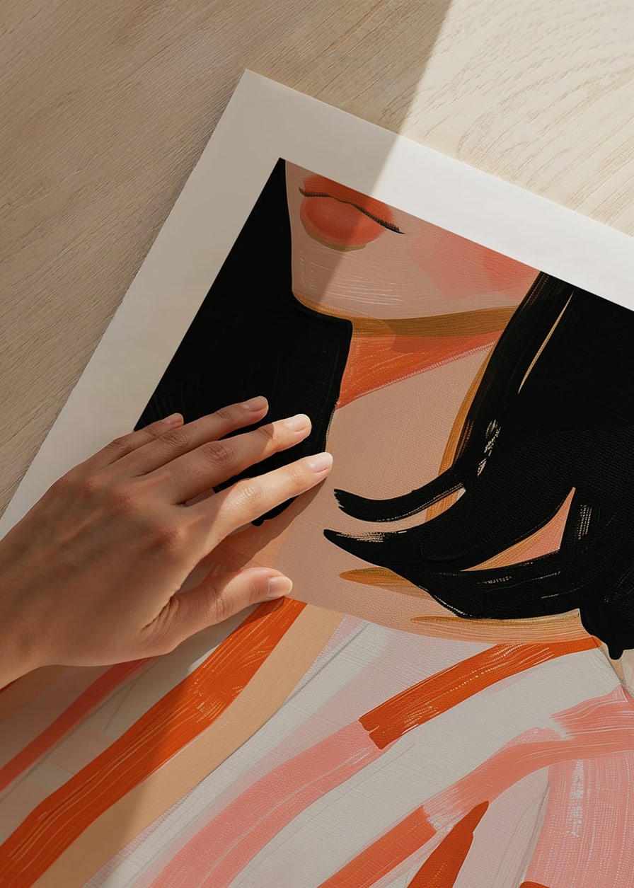 Vibrant colors and soft brushstrokes in an elegant balance-12