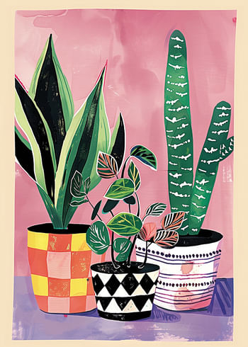 Poster Vibrant Greenery