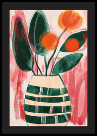 Élénk művészet virágokkal és mély színekkel-4