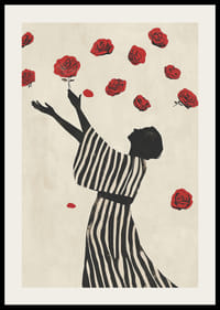 An elegant dance with roses captures moments of beauty-2